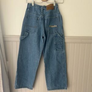 Y2K Boys South Pole Size 10 Kids Blue Cargo Jeans